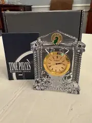 Waterford "Grecian" Crystal Mantle Clock - New In Box-Each- 3 Available