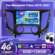 DAB+ Head Unit Android 14 For Mitsubishi Triton 2015~2021 Car Stereo GPS 6+128GB
