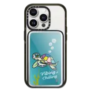 PowerThru Power Bank Mirror Slim Power Bank MagSafe Compatible Sea Turtle by BC Power Bank