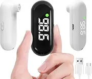 Medical Digital Forehead Thermometer for Children, Baby, Parents，Portable Infrared Digital Thermometer with Fever Alarm and LCD Display, Fast Accurate 1s Instant Results(Black)