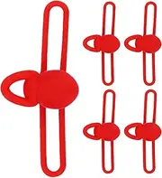 Fishing Rod Hook Keeper,Set of 5 Rubber Fish Bait Holder | Multi-Functional, Portable Fishing Accessories for Ice Pier Fly Boat