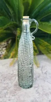 Limited Edition Hand Blown Glass Corn Cob Moonshine bottle with cork 20oz 600ml