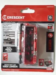 Crescent cavbh1ph2-15 15 Pc. VORTEX™ Bit Holder with Phillips® Bits