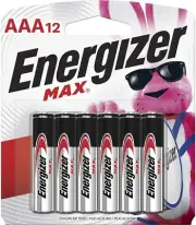 Energizer AAA Batteries (12 Count), Triple A Max Alkaline Battery