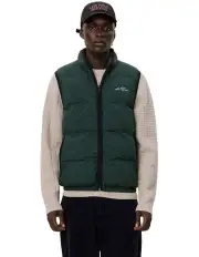 [Les Deux] Newport Padded Vest in Pine Green