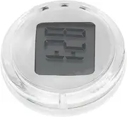 GLEAVI Self Adhesive Car Dash Clock Digital Clock for Motorcycle Scooter Bike Office Compact Easy Installation Hour Format White