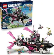 LEGO® DREAMZzz™ Nightmare Shark Submarine 71500 Toy for Kids, Fantasy Toy for Boys and Girls Aged 9 and Up, Vehicle Model for Imaginative Play, Mateo Minifigure and Villain Figures