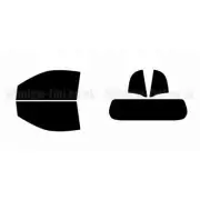 For Smart Fortwo 2008-14 Full Pre Cut Window Tint Kit Front & Rear Tinting Film