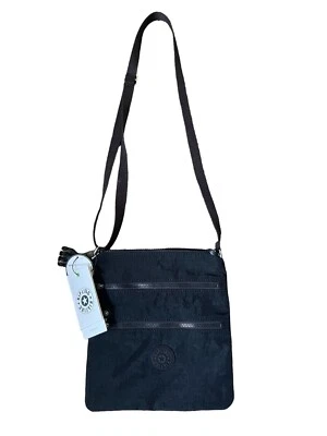Kipling Keiko Black Nylon Crossbody Bag Brand New With Tags