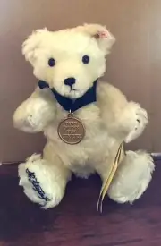 STEIFF "TEDDY BEAR DAWN" MOHAIR BEAR FOR DISNEY EVENT W/SIGNATURE AND DISNEY PIN
