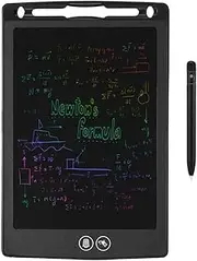 zolyet 8.5 inch Drawing Tablet Portable Digital Wr Pad Screen Partial Erasable Drawing Pad with Stylus Pen Black Black 8.5 inch