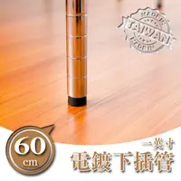 在飛比找蝦皮商城優惠-dayneeds 60公分下插管(電鍍)一寸管 鐵管 下管 