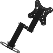 TEHAUX Adjustable Tv Monitor Wall Mount Bracket for Screens Retractable Design Space Saving Compatible with Tvs Easy Installation for Home Office Use