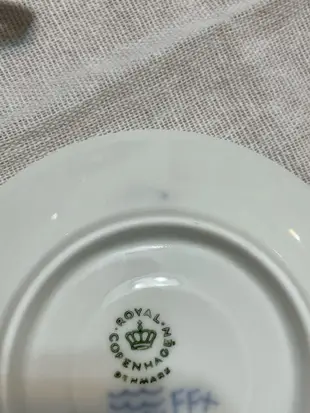 丹麥 皇家 哥本哈根 Royal Copenhagen 半花邊唐草 摩卡杯 一杯一碟 非常新