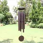 Waterproof 45-Inch Bronze Wind Chimes - Elegant and Thoughtful Sympathy Gift