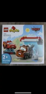 Brand New Lego Duplo Lightning McQueen & Mater’s Car Wash Fun (10996)