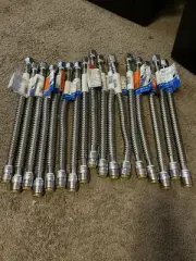 17 Shark Bite Max 3/4" x 3/4" FIP-18 Water Heater Supply Flex Hoses NEW