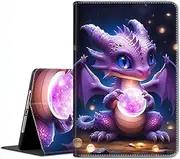 Case Fit Samsung Galaxy Tab A9 Plus 11-Inch 2023 (SM-X210/X216/X218) - Slim Fit Standing Cover with Auto Sleep/Wake Fit Galaxy Tab A9+ 11" 2023，Purple Baby Dragon