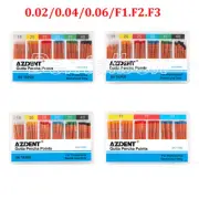 1-100Packs Dental Gutta Percha Points With Scale 0.02/0.04/0.06/F1.F2.F3
