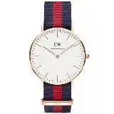 在飛比找遠傳friDay購物優惠-DW Daniel Wellington 經典藍紅帆布錶帶-