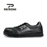 在飛比找momo購物網優惠-【PATRONI】SF2326BLK 鞋面防水絕緣安全鞋(工