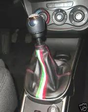 Alpha Romeo Mito Shift Boot Real Leather + Tricolor