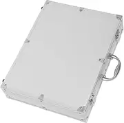 CRILSTYLEO Portable Cosmetic Box Medicine Storage Box Aluminum Alloy Multi-purpose Case