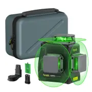 Fanttik D12 PLUS Laser Level Self Leveling 3 × 360°, 3D Green Cross Li