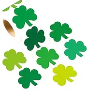 Shamrock Stickers St. Patrick's Day Sticker Roll for Kids Party Decorations 500Pcs
