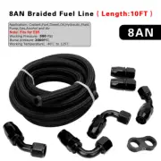 1/2 Fuel Hose Line 8AN Oil/Fuel Rubber Hose with Hose Fitting Hose Separator Kit