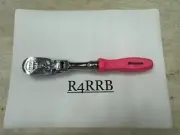 Snap-on Tools USA NEW 3/8 Drive RARE BRIGHT PINK HARD Grip Flex Ratchet FHFD80AP