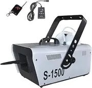 1500W Snow Machine Stage DJ Party Snow Flake Effect Maker Snow Machine with Remote,Portable and Realistic Snow Effect fit for Halloween Wedding Party Decor and Stage,line&Remote