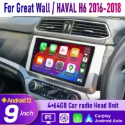 10" Apple Carplay Android auto For Great Wall/HAVAL H6 2016-2018 Head Unit radio