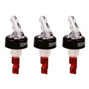 3PK Bartender Spirit Pourer Bottle Spout Dispenser Shot Dripper Barware 30ml