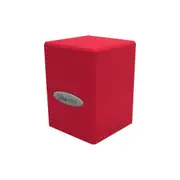 Satin Cube Deck Box (Apple Red)