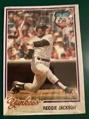 1978 TOPPS NEW YORK YANKEES BURGER KING CELLO PACK Reggie Jackson SHOW U Pick
