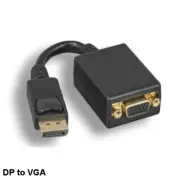 Kentek DisplayPort DP to VGA HD-15 Adapter Connect Projector Monitor CRT PC Mac