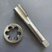 M22 X 0.5 HSS Tap and Die Set Thread Tap and Round Thread Die Right Hand Taper