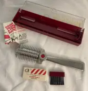 Vintage Barber King Razor Blade/Comb Stainless Steel Made In USA New W/Blades