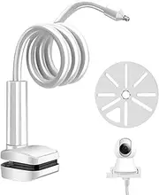 Baby Camera Holder - Baby Monitor Stand | Babies Cameras Stands | Toddler Monitors Mount with Base | Flexible Clip Clamp Long Arm Bracket for Home Nursery Shelf Kitchen Bathroom Furniture