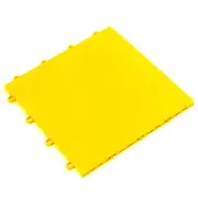 QUICK DIAMOND INTERLOCKING TILES -YELLOW / GARAGE FLOORING /EXPO/MOBILE DISPLAYS