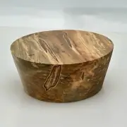 SPALTED MAPLE BOWL BLANK, 6”x2.5”, WOOD LATHE TURNING STOCK, BULK LISTING