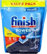 252pc Finish Powerball Dishwashing Tablet Power All In 1 LMN Sparkle Value Pack