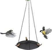 Metal Bird Bath Stand - Metal Bird Bath Dish | Hummingbird Feede | Water Bowl Tray Feeding Supplies, Weather Resistant Yard Art Garden Decor for Patio Balcony Decor Lawn Outside