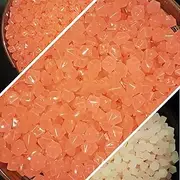 1200 Pcs Glow in The Dark Rocks,Glowing Pebbles Stones Luminous Rocks for Indoor Outdoor, Stepping Stone, Pebbles for Plants/Yard/Backyard/Fish Tank/Pool Stuff (Color : Orange)