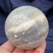 1.05LB Natural amazonite ball quartz crystal sphere 70mm reiki healing XQ919