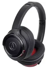 Audio Technica bluetooth wireless headphones black red ATH-WS660BT BRD
