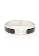 二奢 Pre-loved Hermès click crack PM bangle enamel Silver black