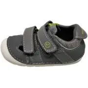 Stride Rite Sneakers SM Elijah Baby Boy Size 3.5 Casual Sneakers Grey