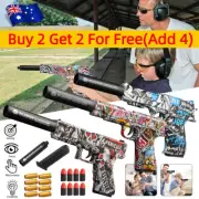 Shell Ejecting Toy Gun Pistol 1911 Gel Ball Soft Bullets D-GLE Model Classic AU